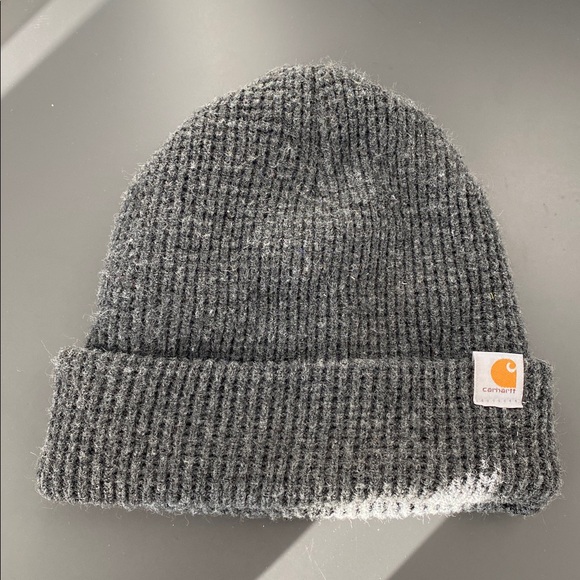 Carhartt Other - Carhartt x 3M Gray Waffle Knit Beanie Logo Patch Tag Insulation Platinum Street